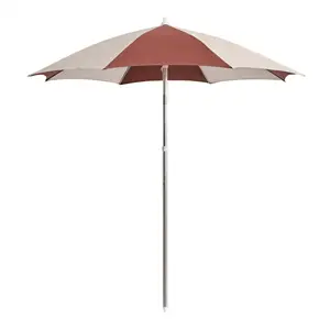 Hay - Terrazza Parasol - Octagon - Hvid/Burgundy